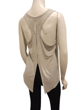 Old Navy Split Back Racerback Tank Top - Light Beige